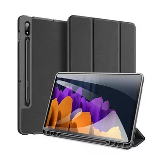 Tablettok Samsung Galaxy Tab S7 FE (SM-T730, SM-T733, SM-T736B) - DUX DUCIS DOMO fekete smart case