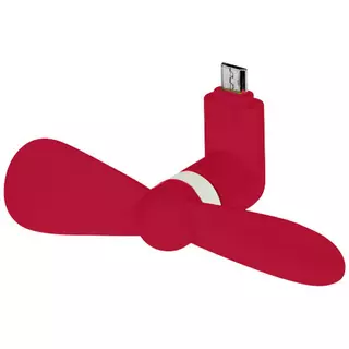 Micro USB ventilátor - Piros