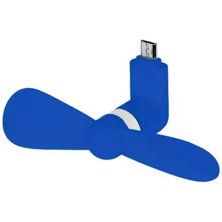 Micro USB ventilátor - Kék