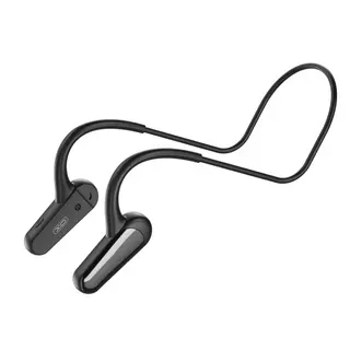 Headset: XO BS28 - fekete stereo sport bluetooth headset fülhallgató