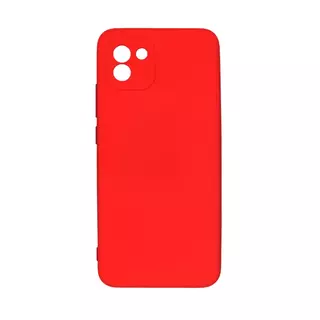 Telefontok Samsung Galaxy A03 (A035F) - piros szilikon tok