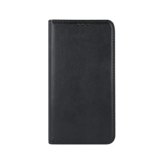 Telefontok Xiaomi Poco C40 - Smart Magnetic fekete szilikon keretes mágneses könyvtok