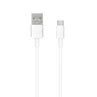 Kábel: Huawei EC-803 - USB / MicroUSB fehér kábel, 1m