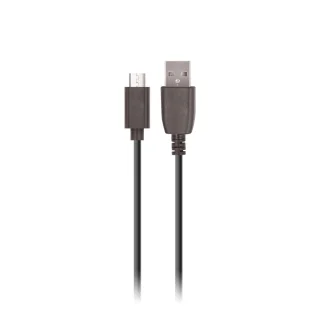 Kábel: MaxLife - USB / MicroUSB fekete adatkábel 50cm, 2A