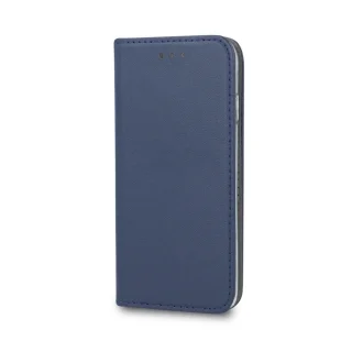 Telefontok Huawei nova 9 SE - Smart Magnetic kék szilikon keretes mágneses könyvtok