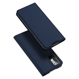 Telefontok Xiaomi Redmi Note 10 5G / Xiaomi Poco M3 Pro 5G - Dux Ducis kék kinyitható tok