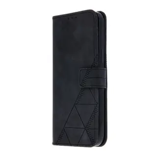 Telefontok Samsung Galaxy A13 (A135F / A137F) - Smart Trendy Porto fekete könyvtok tok, mágneses ráhajtófüllel 
