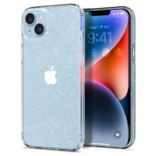 Telefontok iPhone 14 Plus - Spigen Liquid Crystal Glitter TPU átlátszó tok