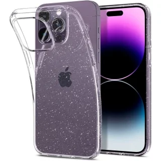 Telefontok iPhone 14 Pro - Spigen Liquid Crystal Glitter TPU átlátszó tok