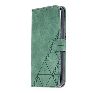 Telefontok Samsung Galaxy A33 5G - Smart Trendy Porto zöld könyvtok tok, mágneses ráhajtófüllel 