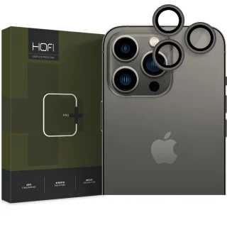 iPhone 14 Pro Max - HOFI kameralencse fekete védőkeret