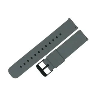 Samsung Galaxy Watch 4 40 / 42 / 44 / 46 okosóra szíj - Strap One szürke szilikon szíj (szíj szélesség: 20 mm)