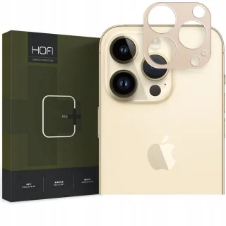 iPhone 14 Pro - HOFI kameralencse arany védőkeret