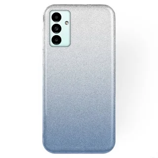 Telefontok Samsung Galaxy A13 5G - Ezüst / kék Shiny tok