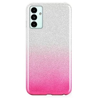 Telefontok Samsung Galaxy A13 5G - Ezüst / pink Shiny tok