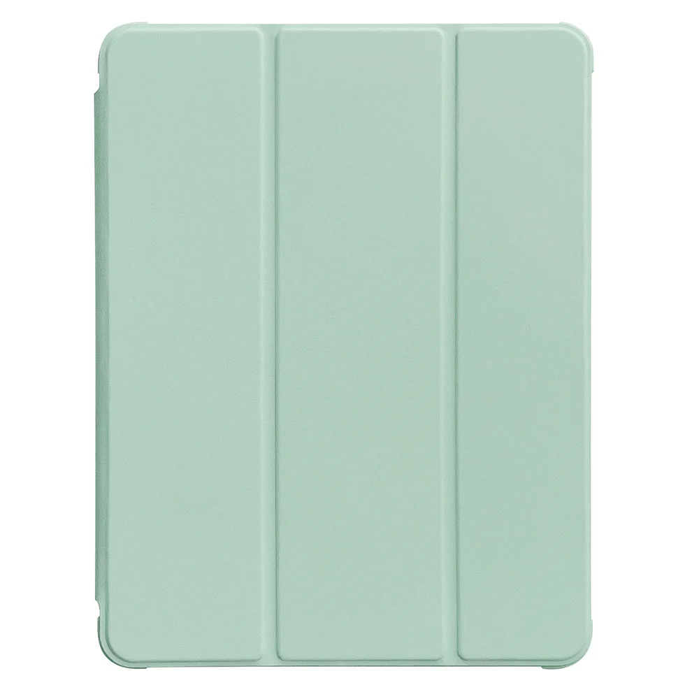 Tablettok iPad Pro 11 (2022) - Zöld smart case, átlátszó hátlappal, ceruza tartóval