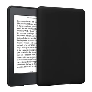 E-book olvasó tok - Amazon Kindle Paperwhite 4 (2018/2019/2020) - E-Könyv / E-Book olvasó, fekete szilikon hátlap tok