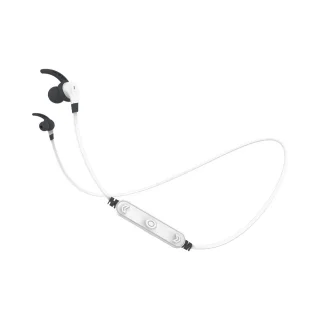 Headset: Remax RB-S25 - fehér stereo sport bluetooth headset fülhallgató