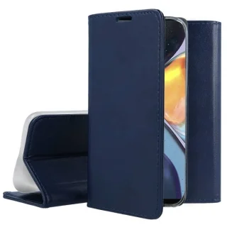 Telefontok Motorola Moto G31 / G41 - Smart Magnetic kék mágneses szilikon keretes könyvtok