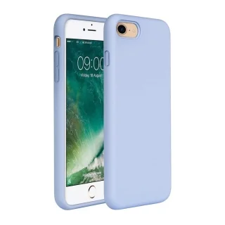Telefontok iPhone iPhone SE (2022) - Slim - kék szilikon hátlap tok
