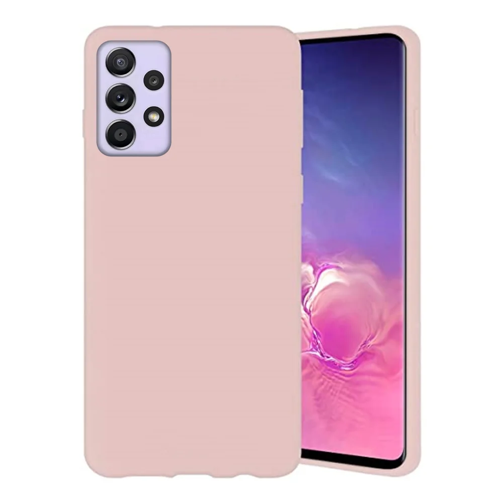 Telefontok Samsung Galaxy A23 5G - pink szilikon tok