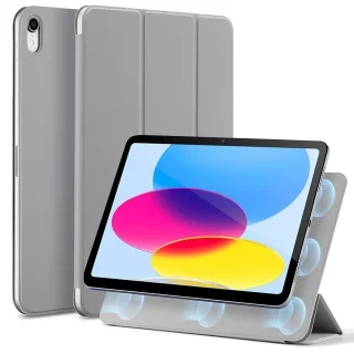Tablettok iPad 2022 10.9 (iPad 10) - ESR REBOUND - szürke smart case mágneses rögzítéssel