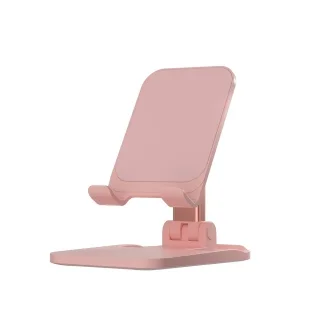 Devia - univerzális asztali telefon- és tablettartó állvány, pink, csúszásgátlóval