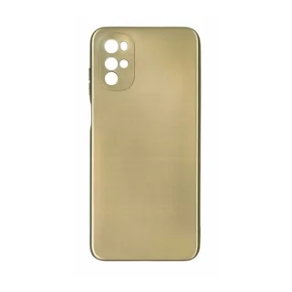 Telefontok Motorola Moto G22 - Metalic - arany szilikon hátlap tok