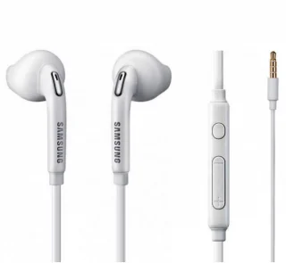 Headset: Samsung EO-EG920BW fehér gyári hangerőszabályzós stereo headset