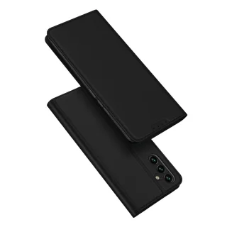 Telefontok Samsung Galaxy A14 5G - Dux Ducis fekete flipcover tok