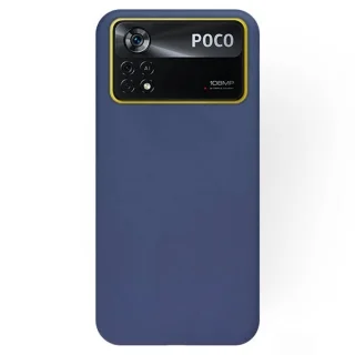 Telefontok Xiaomi Poco X4 Pro 5G - kék szilikon tok