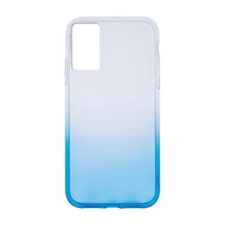 Telefontok Oppo A96 - Gradient - átlátszó/kék átmenetes szilikon tok