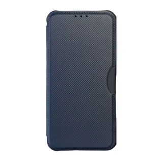 Telefontok Samsung Galaxy S23 - Forcell Razor - kék mágneses, ütésálló szilikon keretes könyvtok