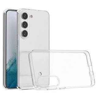 Telefontok Samsung Galaxy S23 - 2mm-es átlátszó szilikon tok 