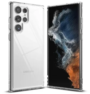 Telefontok Samsung Galaxy S23 Ultra - 2mm-es átlátszó szilikon tok 