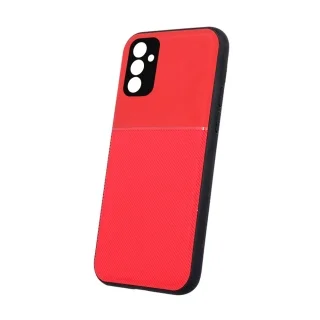 Telefontok Samsung Galaxy M23 5G - Elegance piros műanyag hátlap tok szilikon kerettel