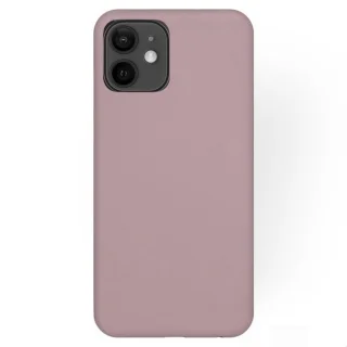 Telefontok iPhone 12 mini - púder pink szilikon tok