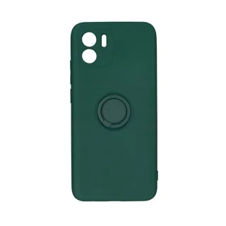 Telefontok Xiaomi Redmi A1 - Forcell Silicone Ring zöld tok kitámasztóval