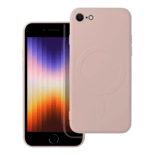 Telefontok iPhone 7 / 8 - MagSafe kompatibilis pink szilikon tok
