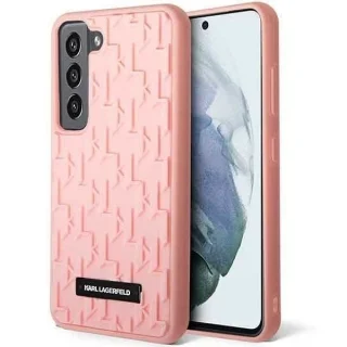 Telefontok Samsung Galaxy S23 - Karl Lagerfeld 3D Monogram - pink hátlap tok