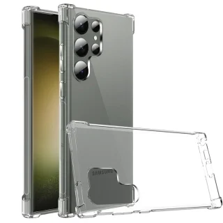 Telefontok Samsung Galaxy S23 Ultra - Ütésálló átlátszó tok