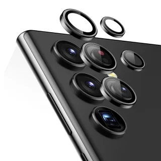 Üvegfólia Samsung Galaxy S23 Ultra - ESR kamera üvegfólia fekete kerettel/gyűrűvel