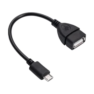 Adapter: Akyga AD-09 - USB / MicroUSB adapter fekete