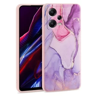 Telefontok Xiaomi Poco X5 5G - Pink marble hátlap tok