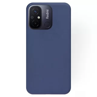 Telefontok Xiaomi Redmi 12C - kék szilikon tok