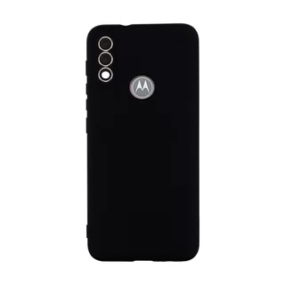 Telefontok Motorola Moto E20 - fekete szilikon tok