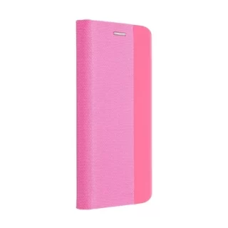 Telefontok Xiaomi Redmi 12C - Senseo pink mágneses szilikon keretes könyvtok
