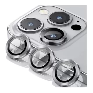 iPhone 14 Pro Max - Metal - üveg, kameralencse védőkeret