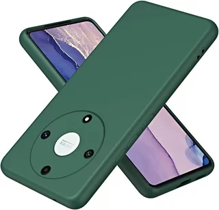 Telefontok Honor Magic5 Lite 5G - zöld szilikon tok