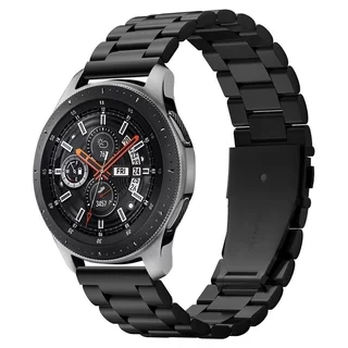 Huawei Watch 4 / Watch 4 Pro okosóra fémszíj - Spigen Modern Fit fekete fémszíj (22 mm szíj szélesség)